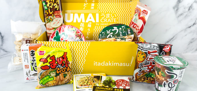 Umai Crate January 2021 Subscription Box Review + Coupon