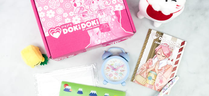 Doki Doki January 2021 Subscription Box Review & Coupon