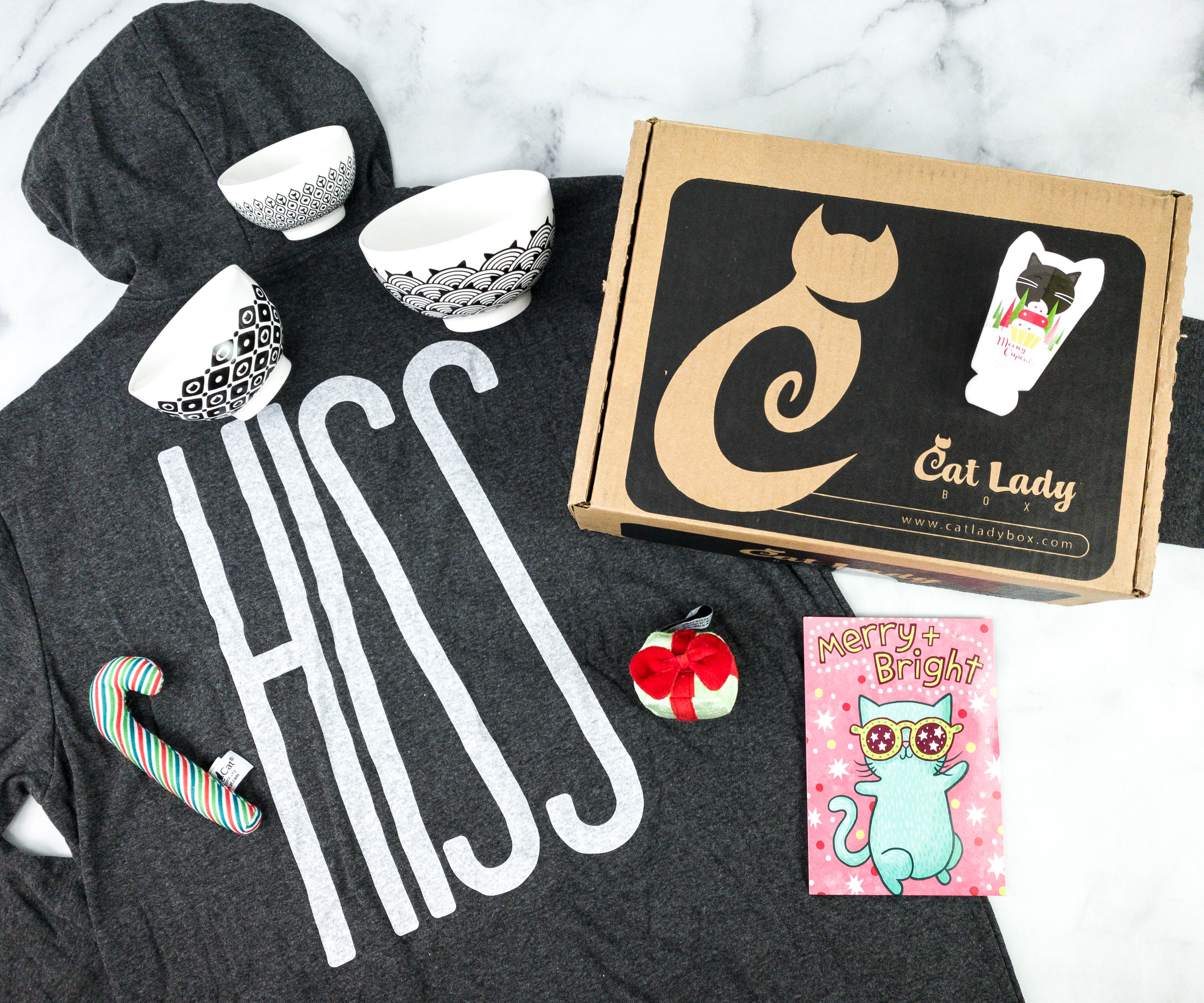 Cat Lady Box December 2020 Subscription Box Review – MEOWY HOLIDAYS