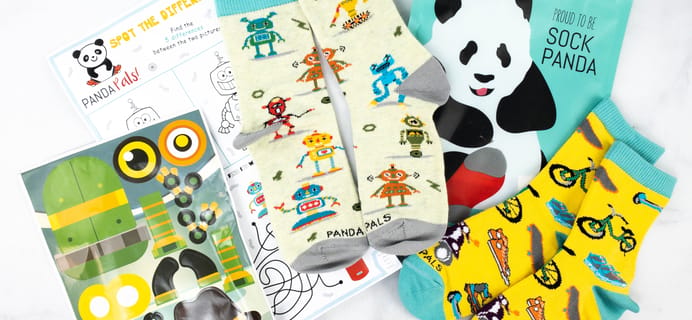 Panda Pals Kids Sock Subscription Review + Coupon –  February 2021