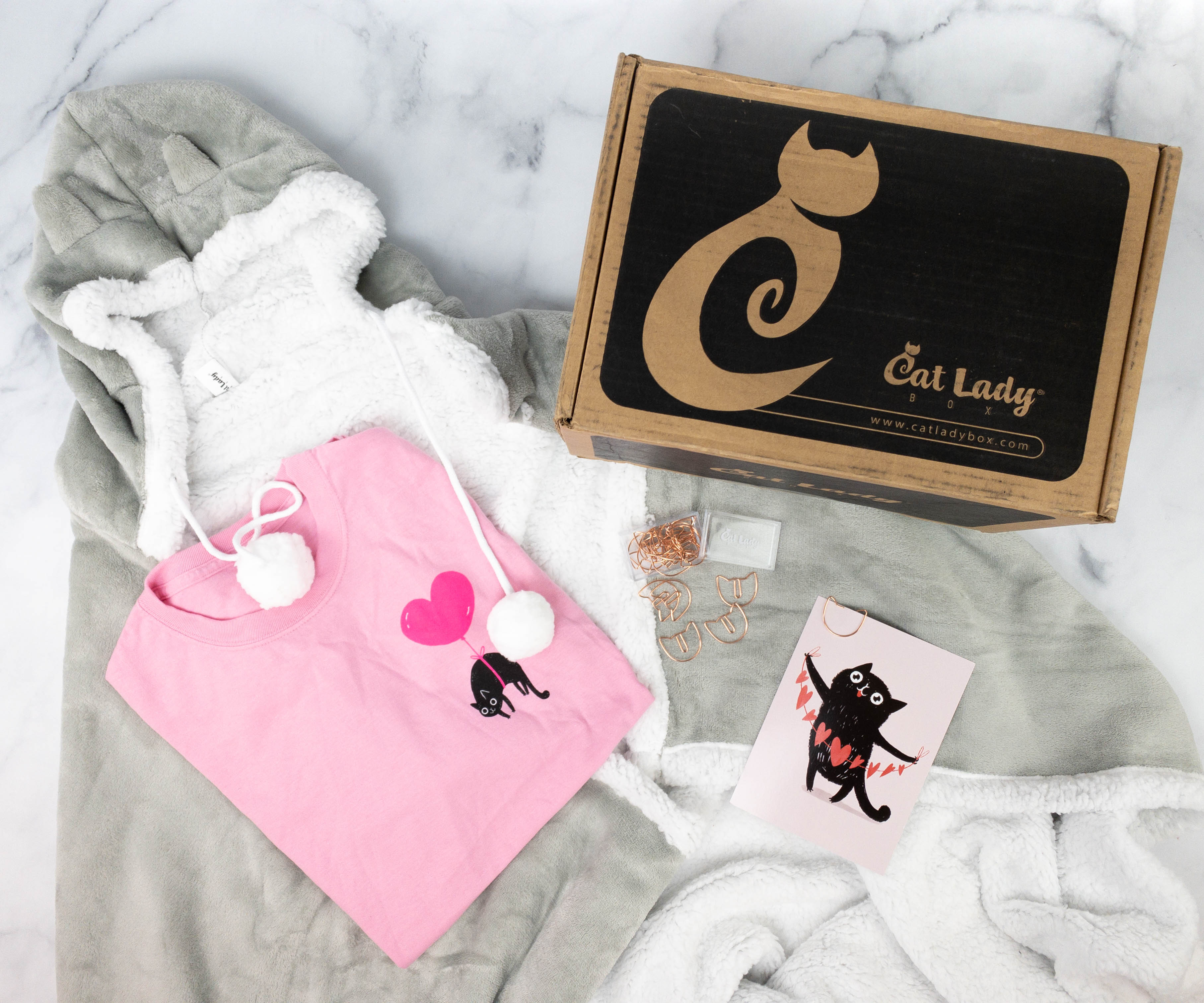 Cat Lady Box February 2021 Subscription Box Review – MEOWLENTINE’S DAY BOX!