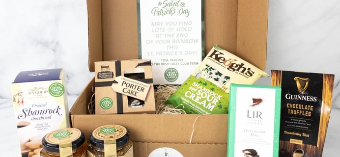 Irish Taste Club Subscription Box Review & Coupon – March 2021