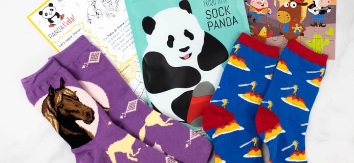 Panda Pals Kids Sock Subscription Review + Coupon –  March 2021