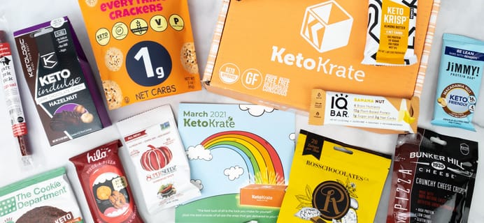KetoKrate March 2021 Subscription Box Review + Coupon