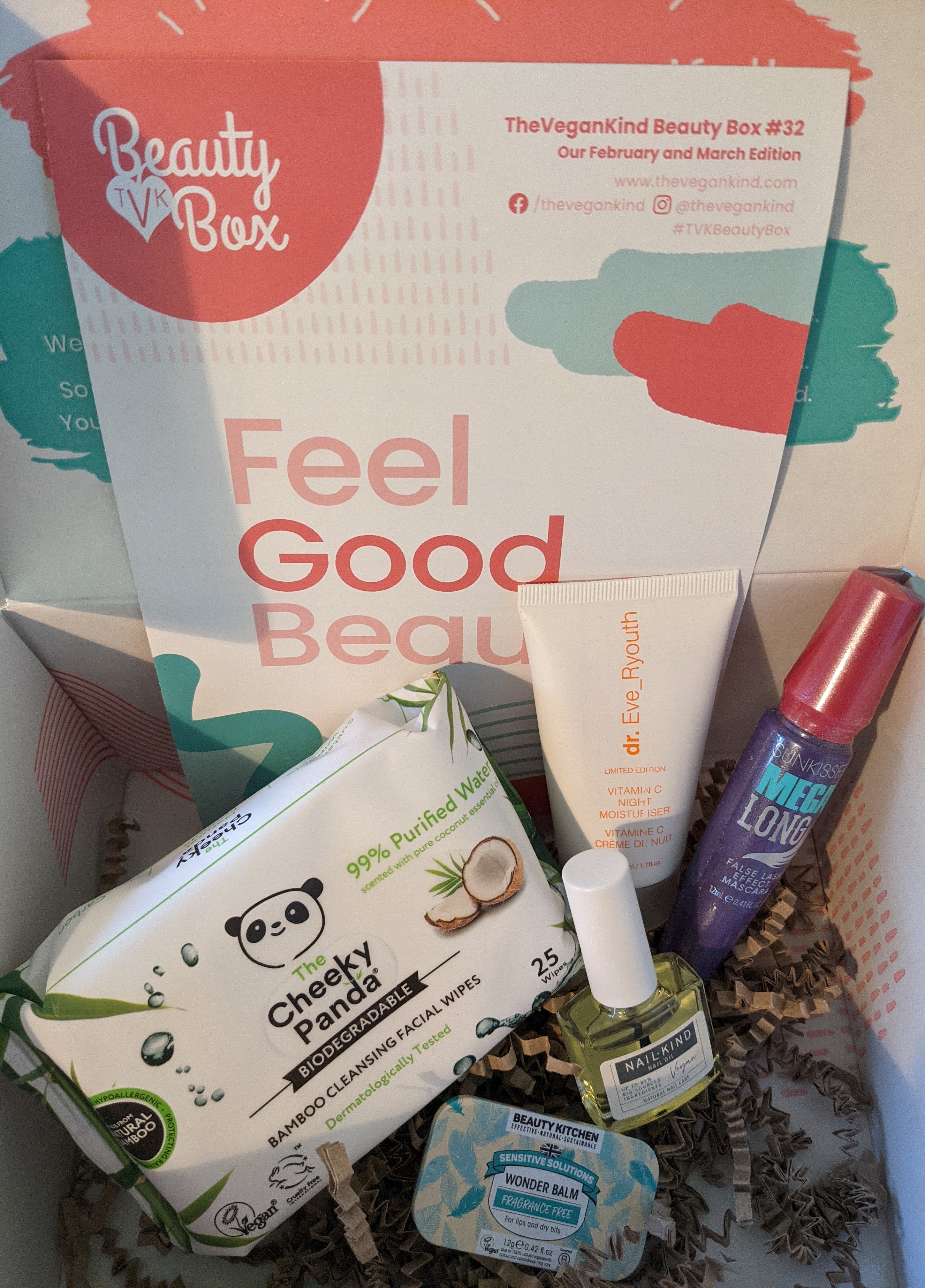The Vegan Kind Subscription Beauty Box Review + Coupon – Box #32 February and March 2021