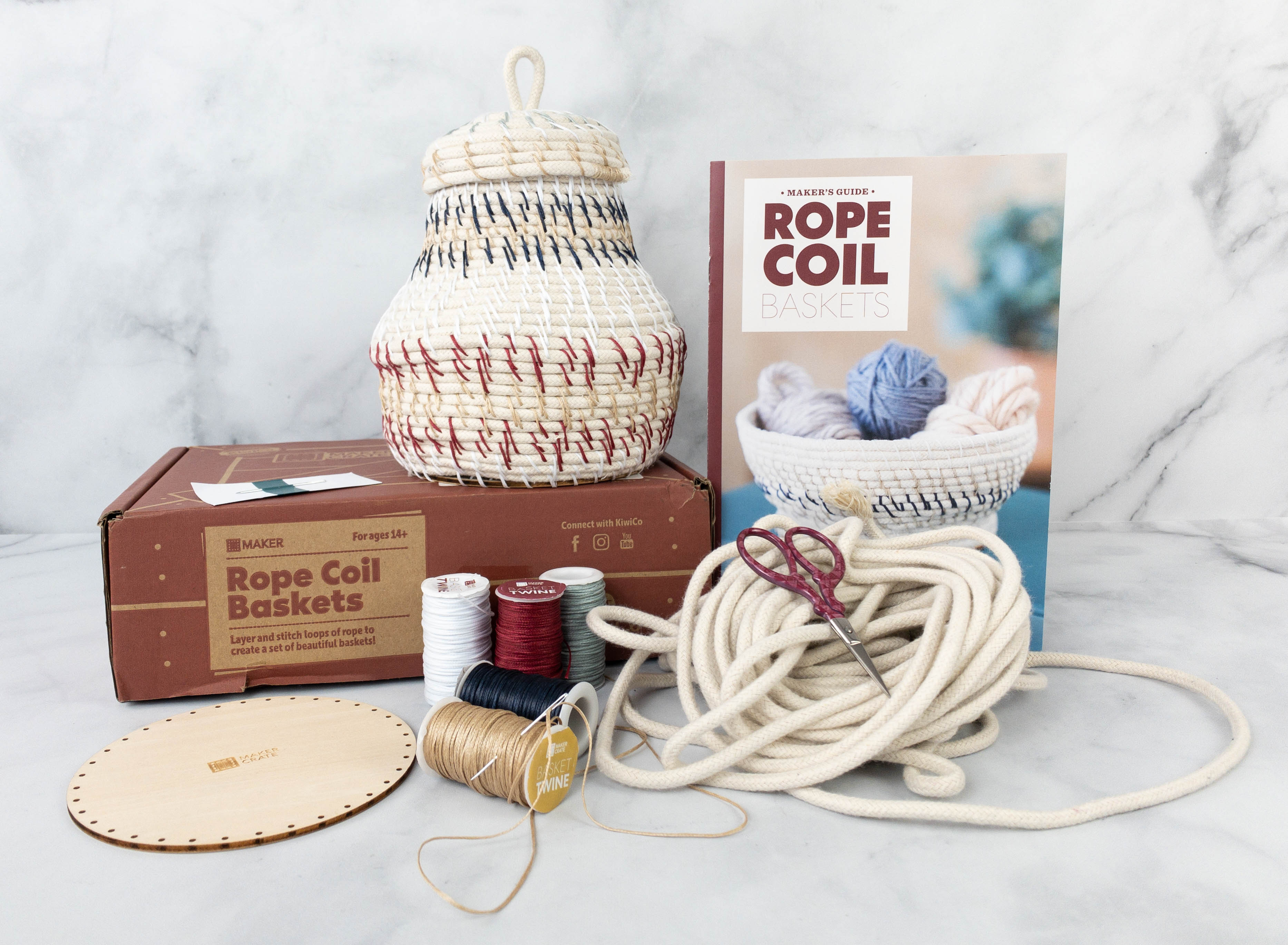 Maker Crate Review + Coupon – ROPE COIL BASKETS