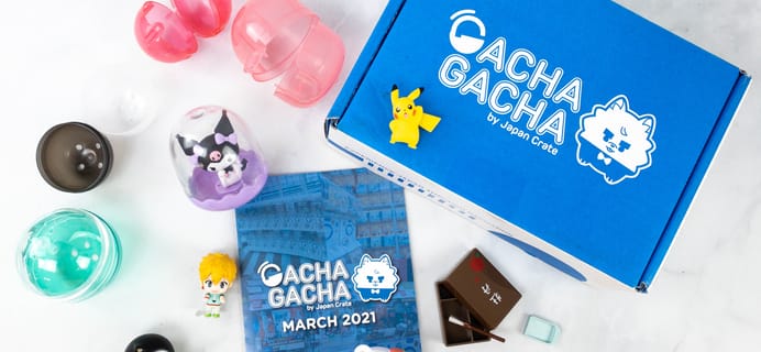 Gacha Gacha Crate March 2021 Subscription Box Review + Coupon