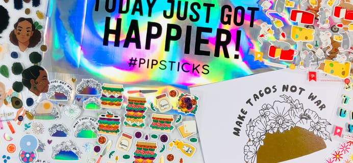 Pipsticks Pro Club Classic February 2021 Sticker Subscription Review + Coupon!