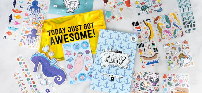 Pipsticks Kids Club Classic April 2021 Sticker Subscription Review + Coupon!