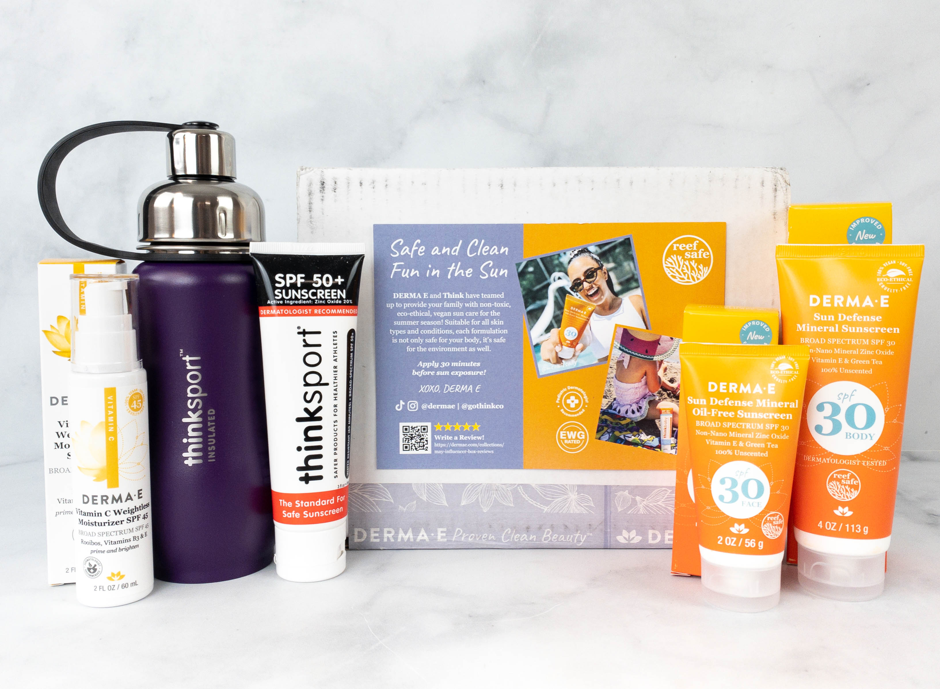 Derma-E x Thinksport Collection Review