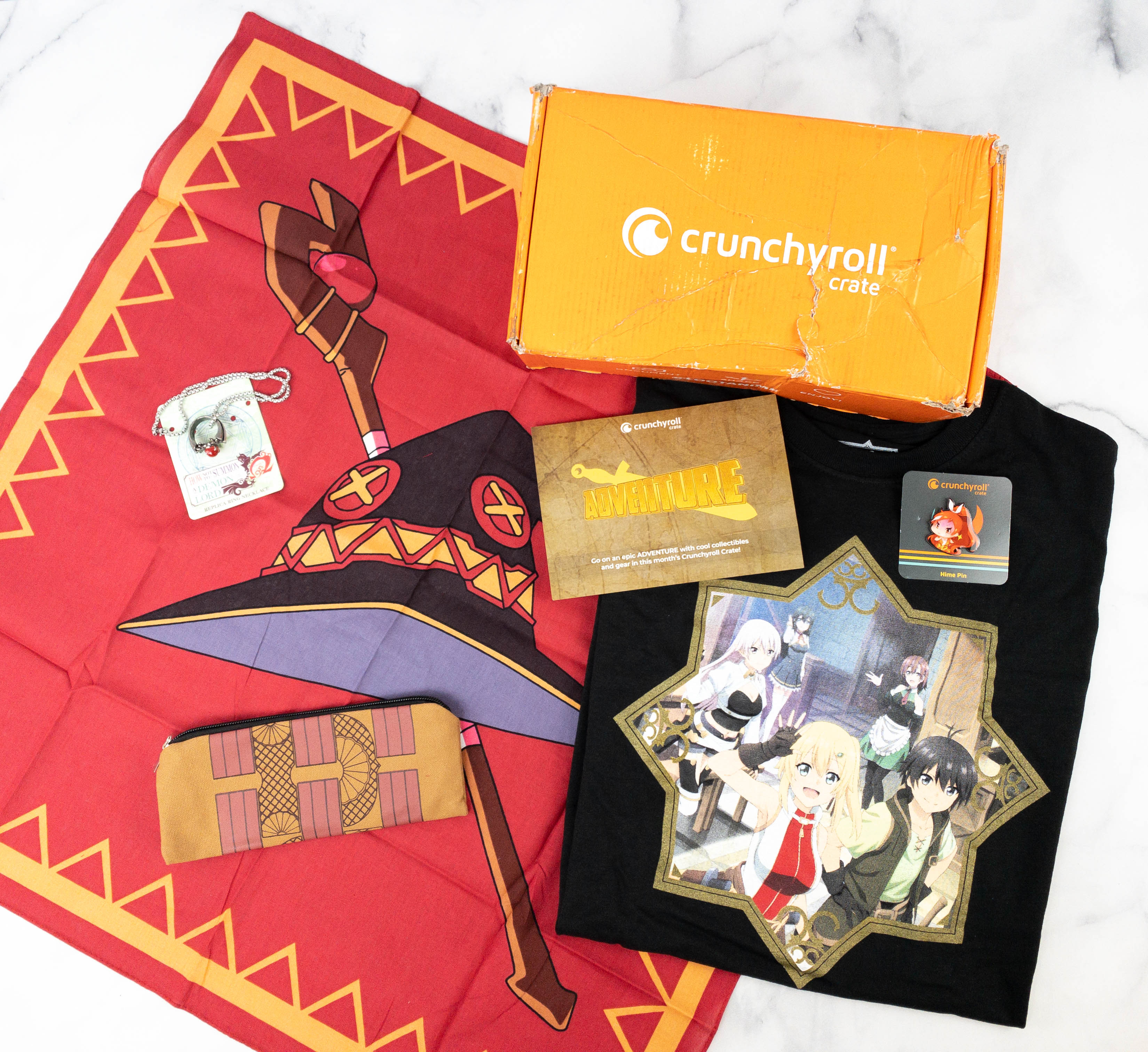 Crunchyroll Crate “ADVENTURE” March 2021 Subscription Box Review