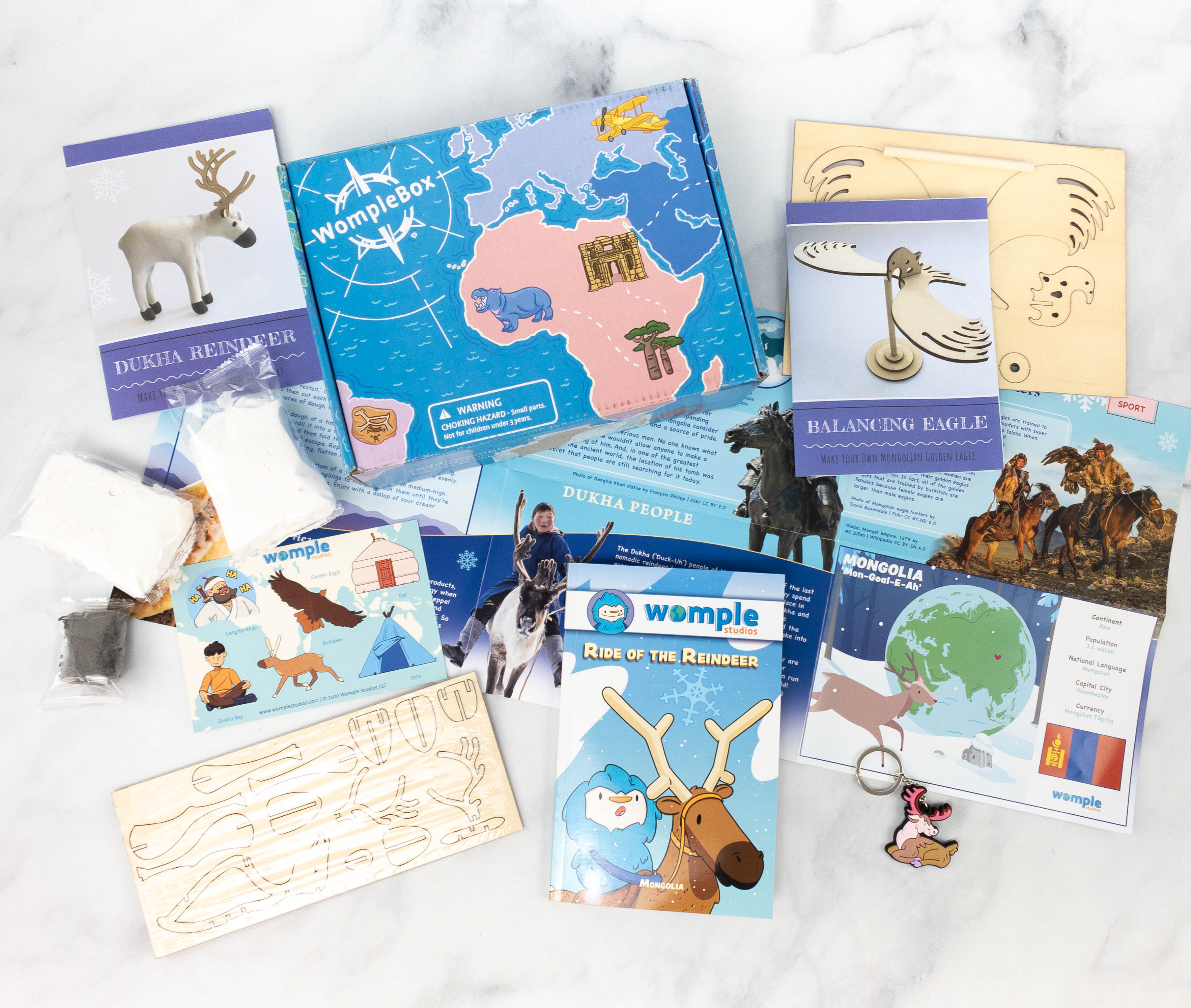 WompleMail Kids Subscription Box Review + Coupon – MONGOLIA