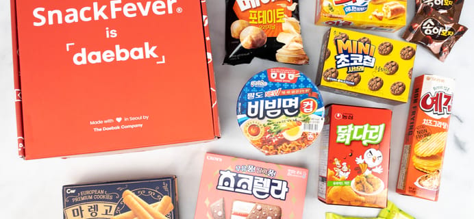 Snack Fever Review + Coupon – June 2021 Deluxe Box!