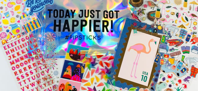 Pipsticks Pro Club Classic June 2021 Sticker Subscription Review + Coupon!