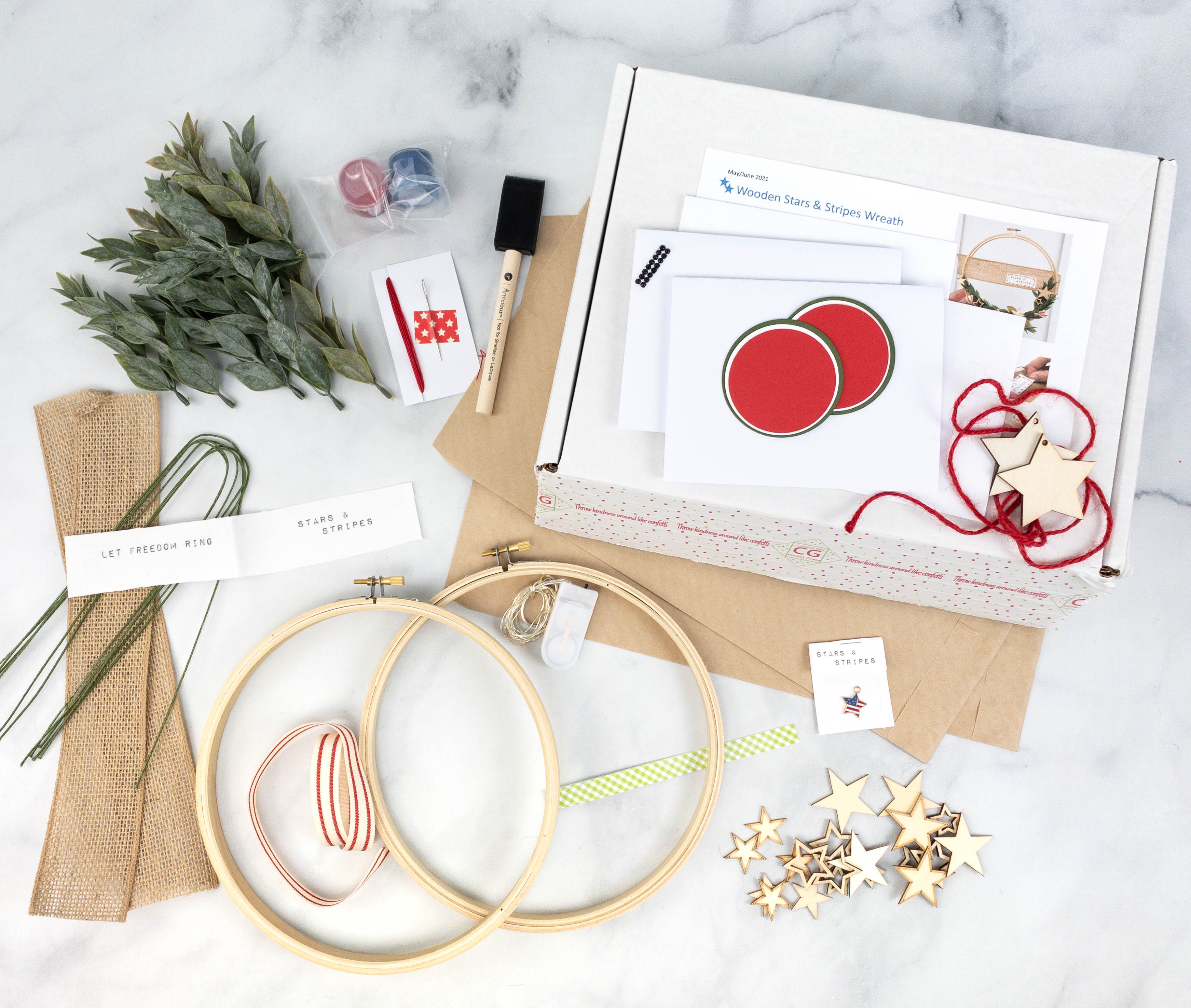 Confetti Grace May-June 2021 Craft Subscription Box Review
