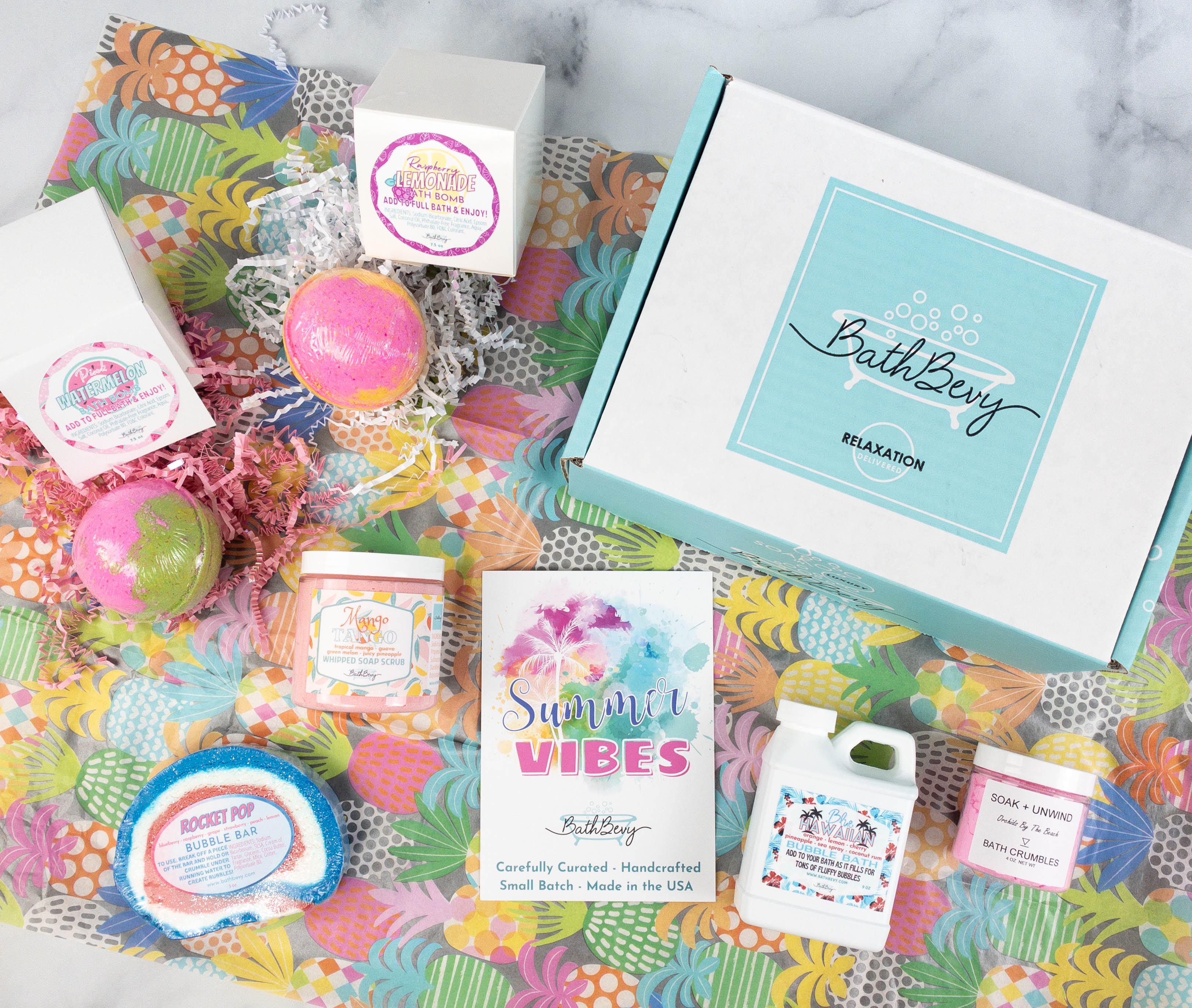 Bath Bevy June 2021 Bath Subscription Box Review + Coupon
