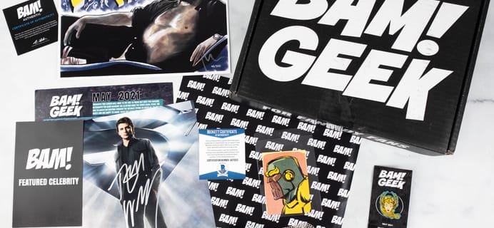 The Bam! Geek Box May 2021 Subscription Box Review