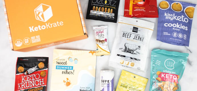 KetoKrate June 2021 Subscription Box Review + Coupon
