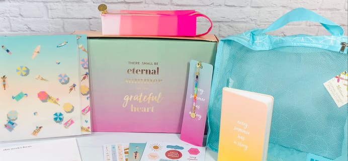 Erin Condren Seasonal Surprise Summer 2021 Box Review