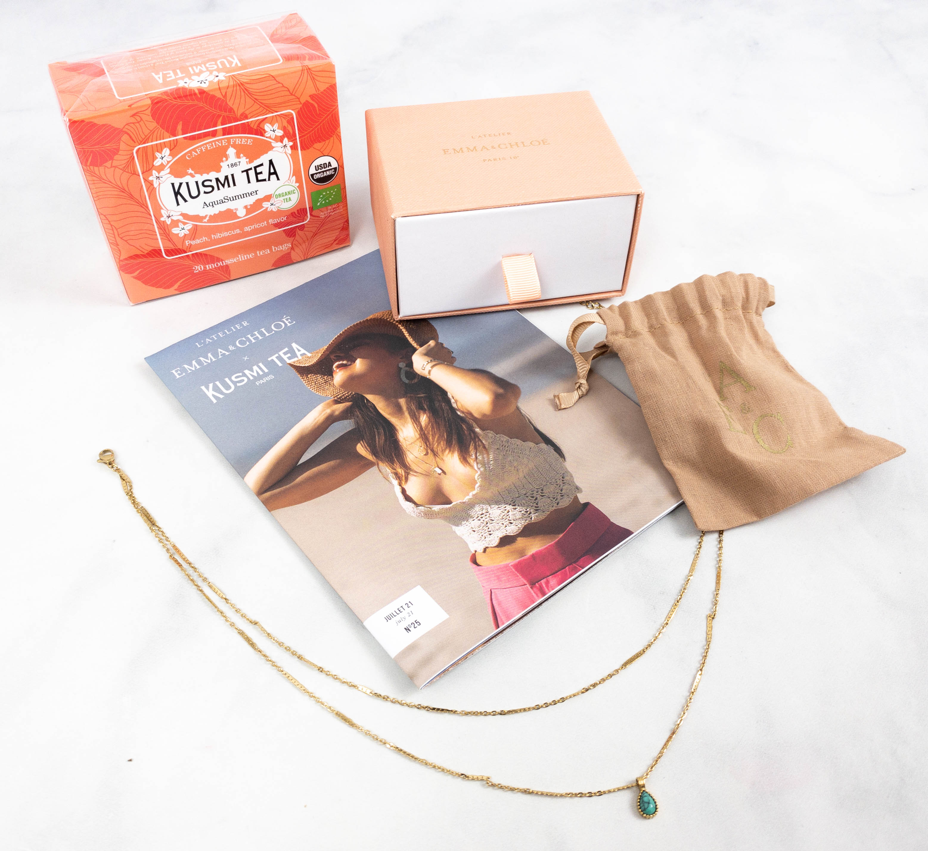 Emma & Chloe July 2021 Jewelry Subscription Box Review