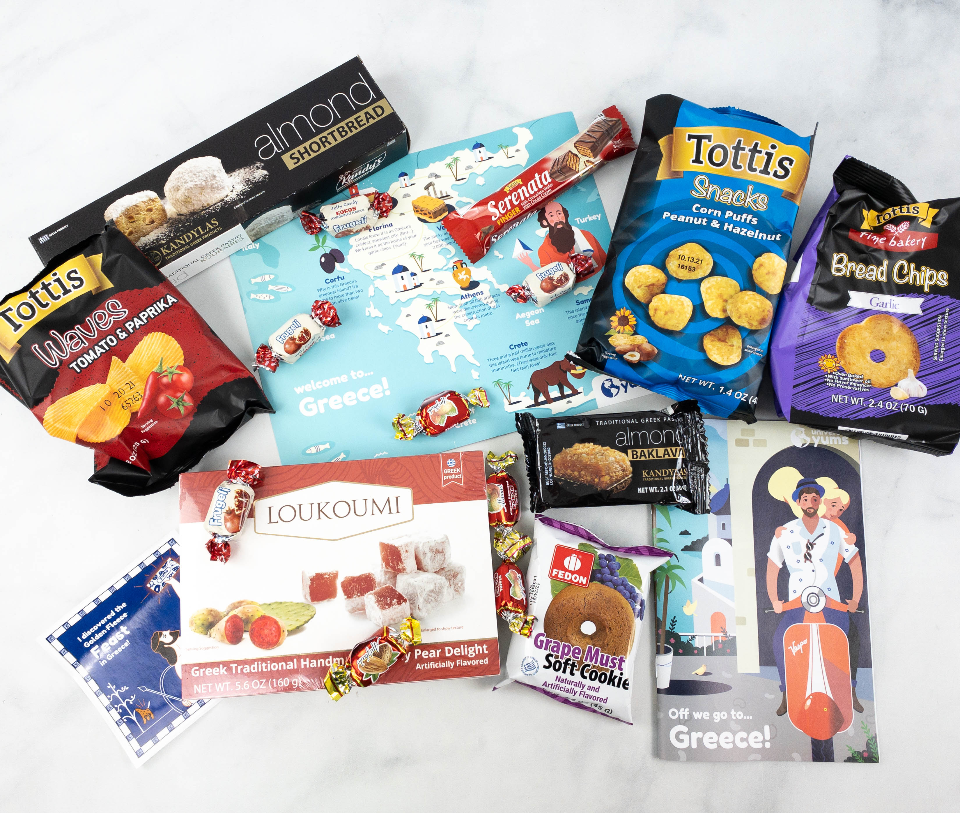 Universal Yums Subscription Box Review + Coupon – GREECE