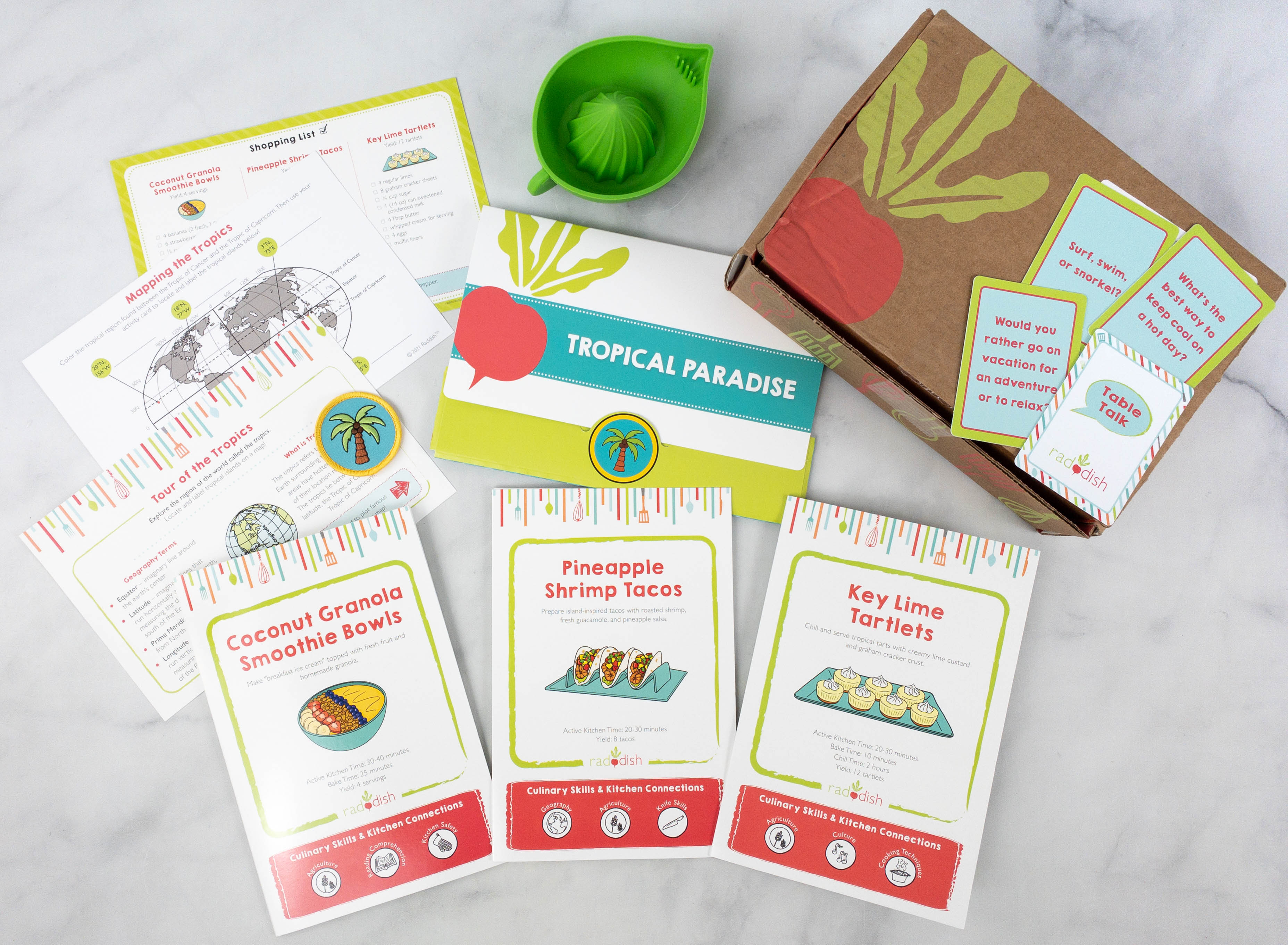 Raddish Kids Review + Coupons – July 2021 TROPICAL PARADISE