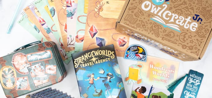 OwlCrate Jr. June 2021 Box Review & Coupon – WONDROUS WORLDS!
