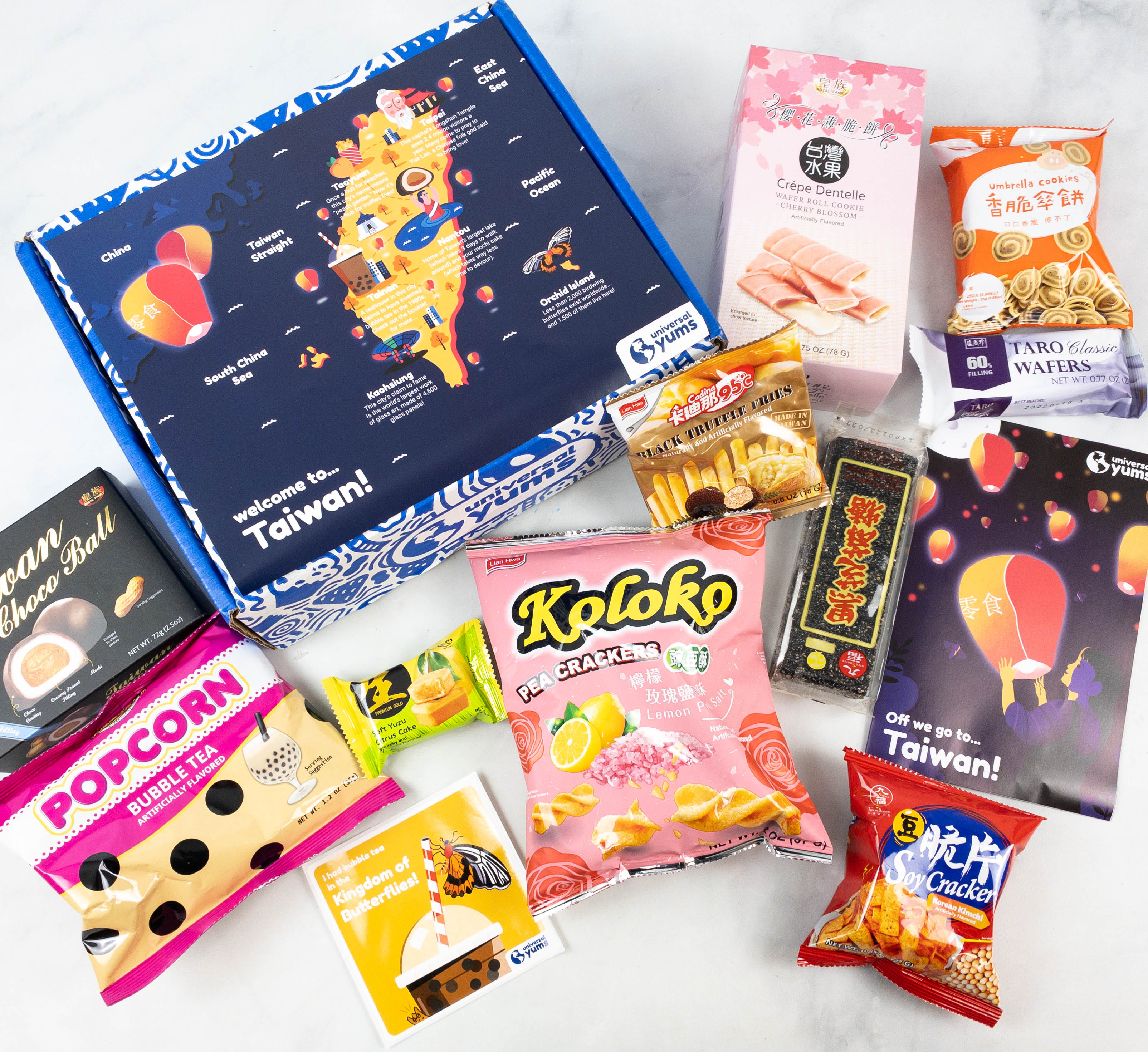 Universal Yums Subscription Box Review + Coupon – TAIWAN