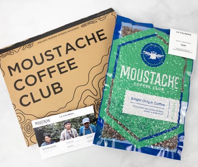 Moustache Coffee Club Subscription Review + Coupon – La Colmena