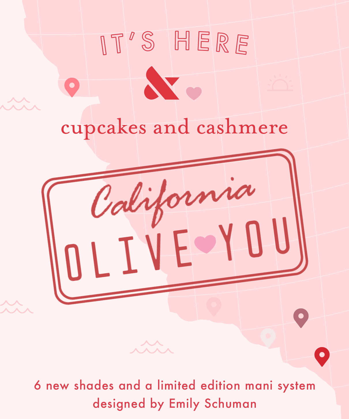 Limited Edition Olive & June Cupcakes and Cashmere Mani Set: Your New favorite Shades of Red and Pink!