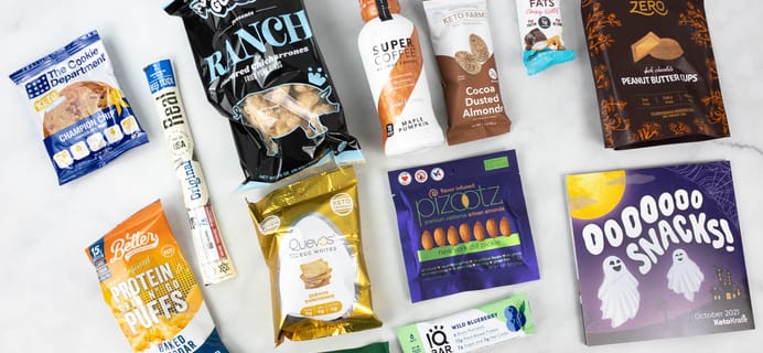 KetoKrate October 2021 Subscription Box Review + Coupon