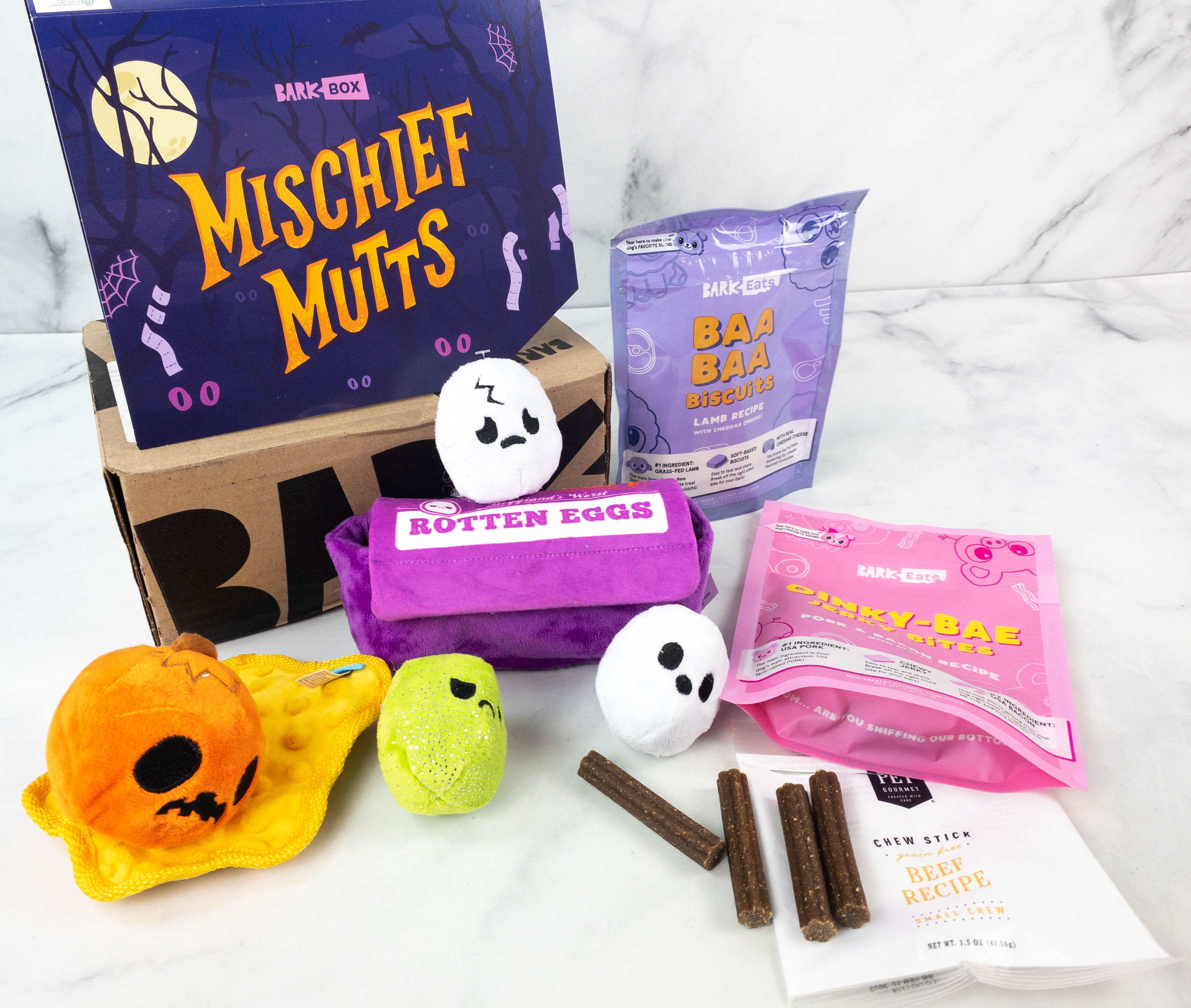 Barkbox Review: October 2021 Mischief Mutts Box! - Hello Subscription