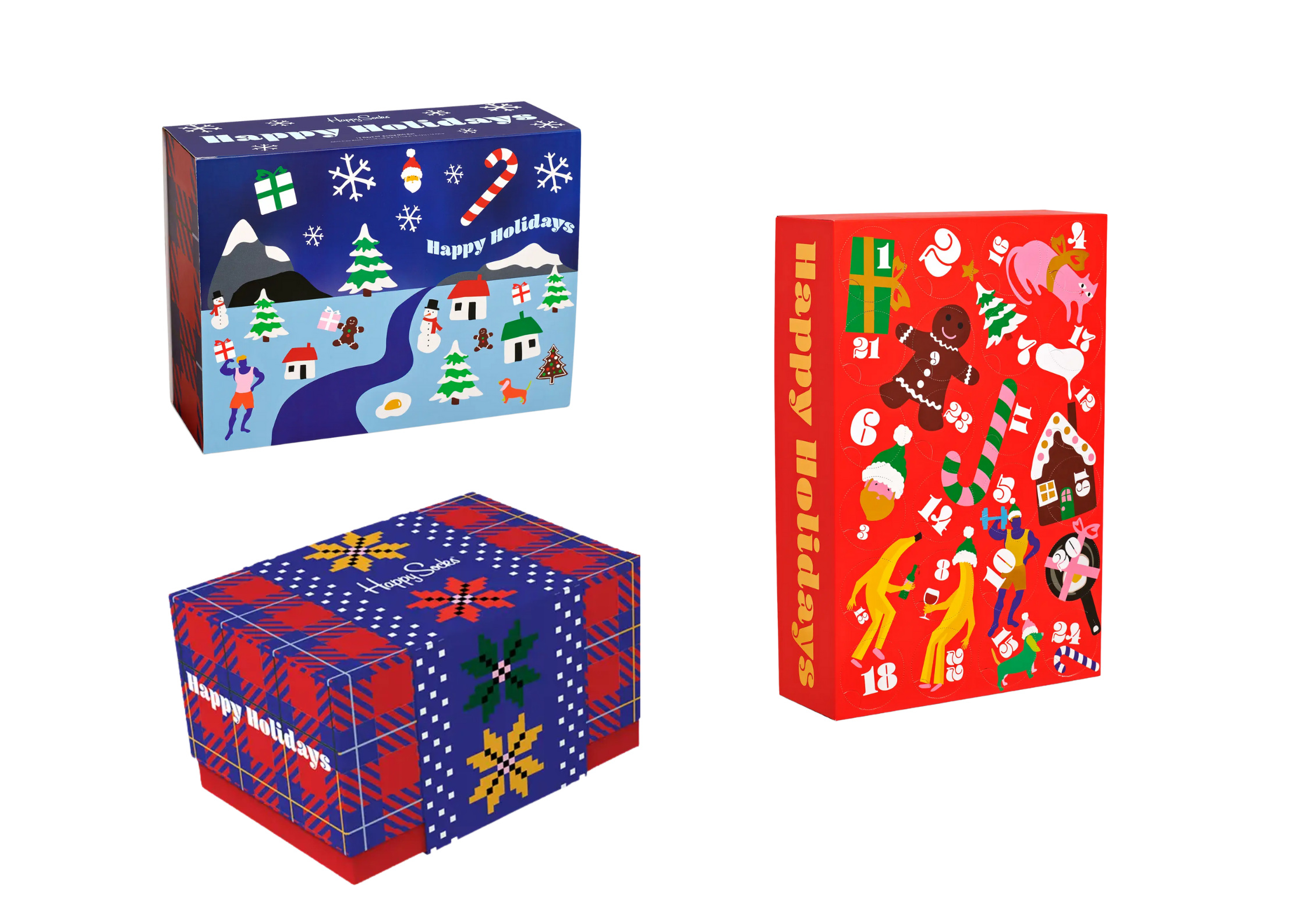 2021 Happy Socks Advent Calendars: 12 Days, 24 Days or Make Your Own!
