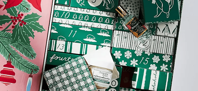 2021 Anthropologie George & Viv Beauty Advent Calendar: 24 Premium Samples From Well Loved Brands + Spoilers!