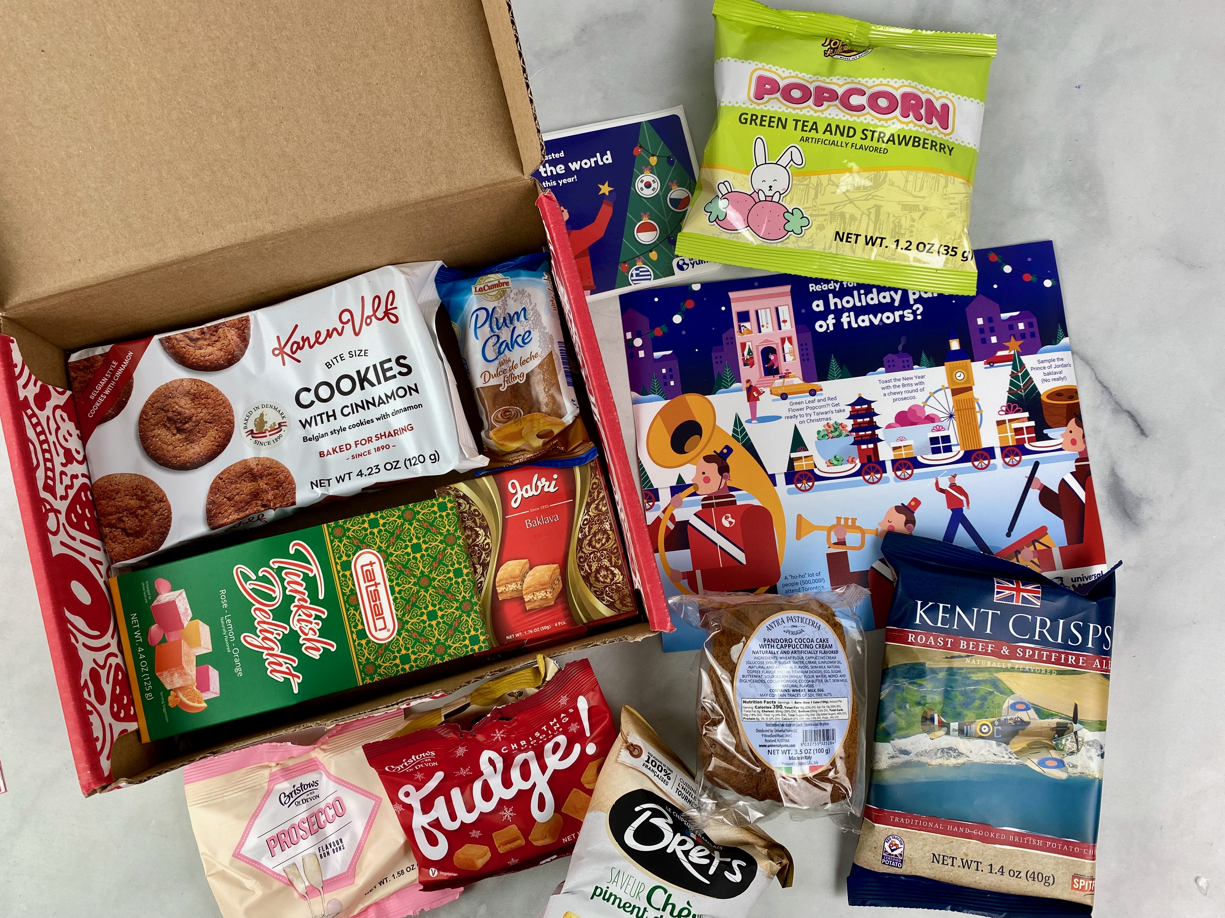 Universal Yums Holiday Box 2021 FULL Spoilers: Holiday Parade of Flavors!