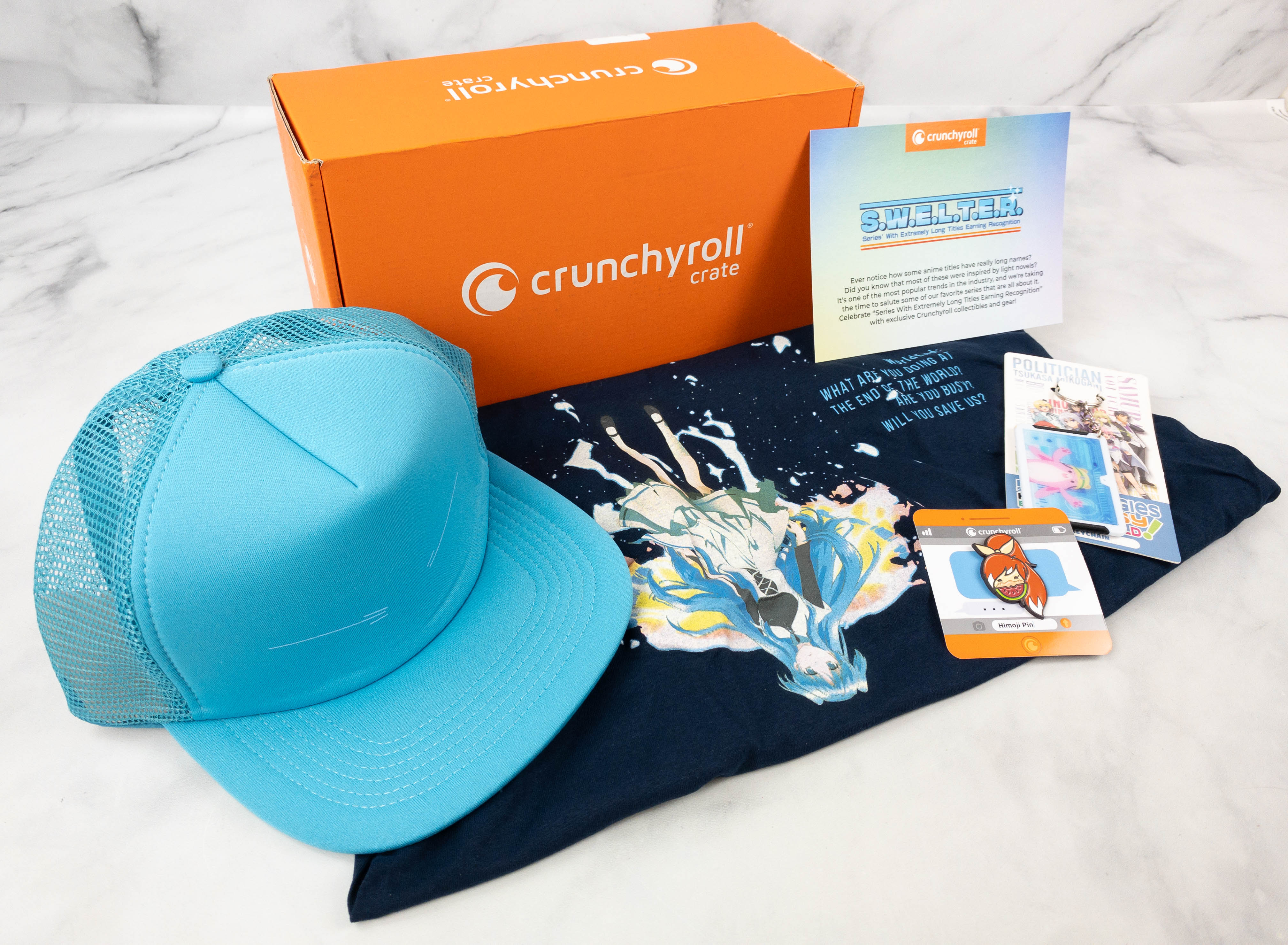 Crunchyroll Crate “S.W.E.L.T.E.R.” August 2021 Subscription Box Review