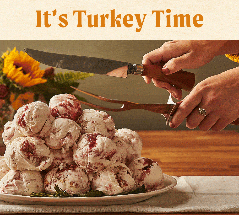 Salt & Straw Thanksgiving Flavors: Caramelized Turkey & Cranberry Sauce Ice Cream!