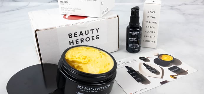 Beauty Heroes November 2021 Review: KHUS+KHUS