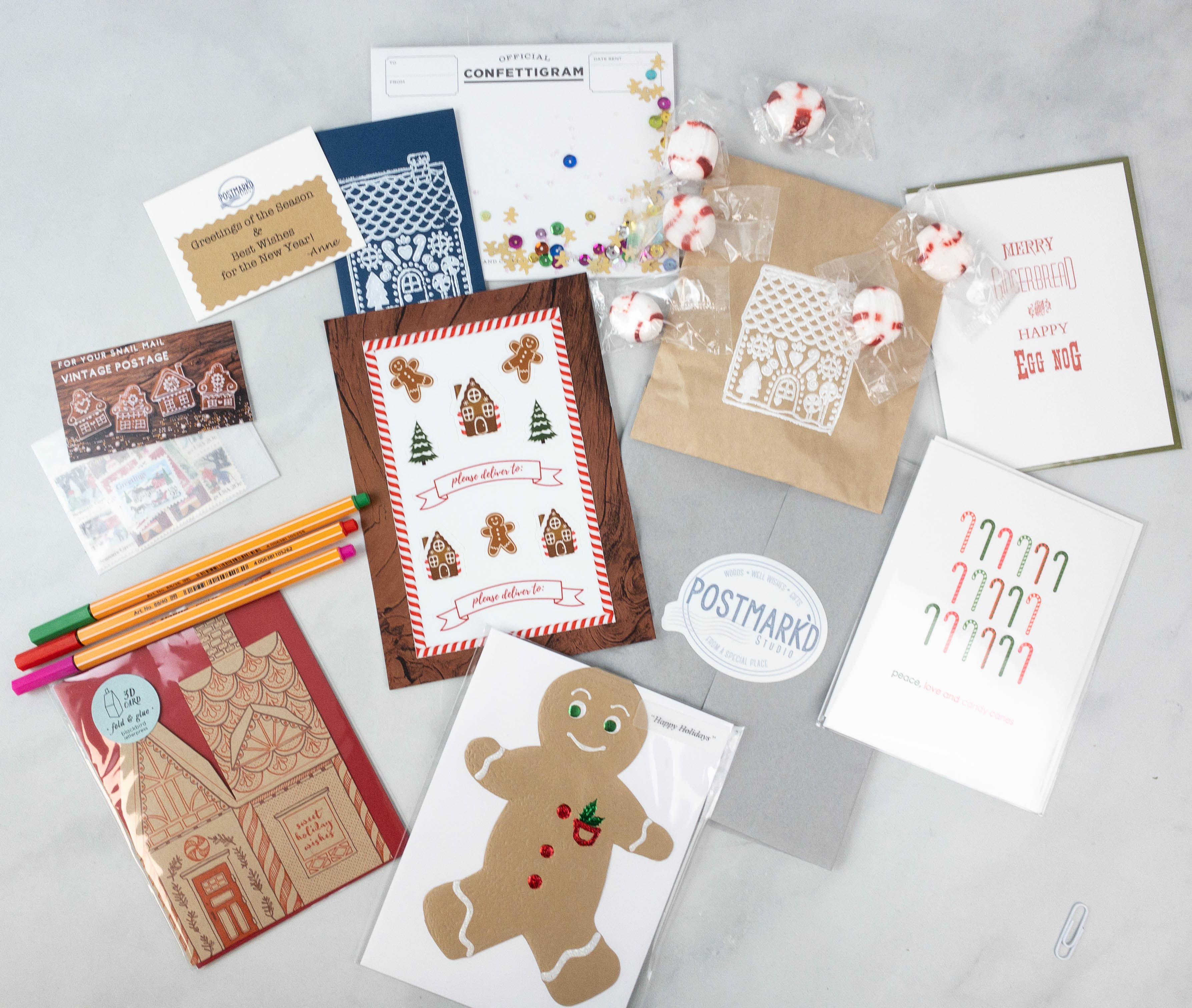 Postmark’d PostBox December 2021: Sugar & Spice