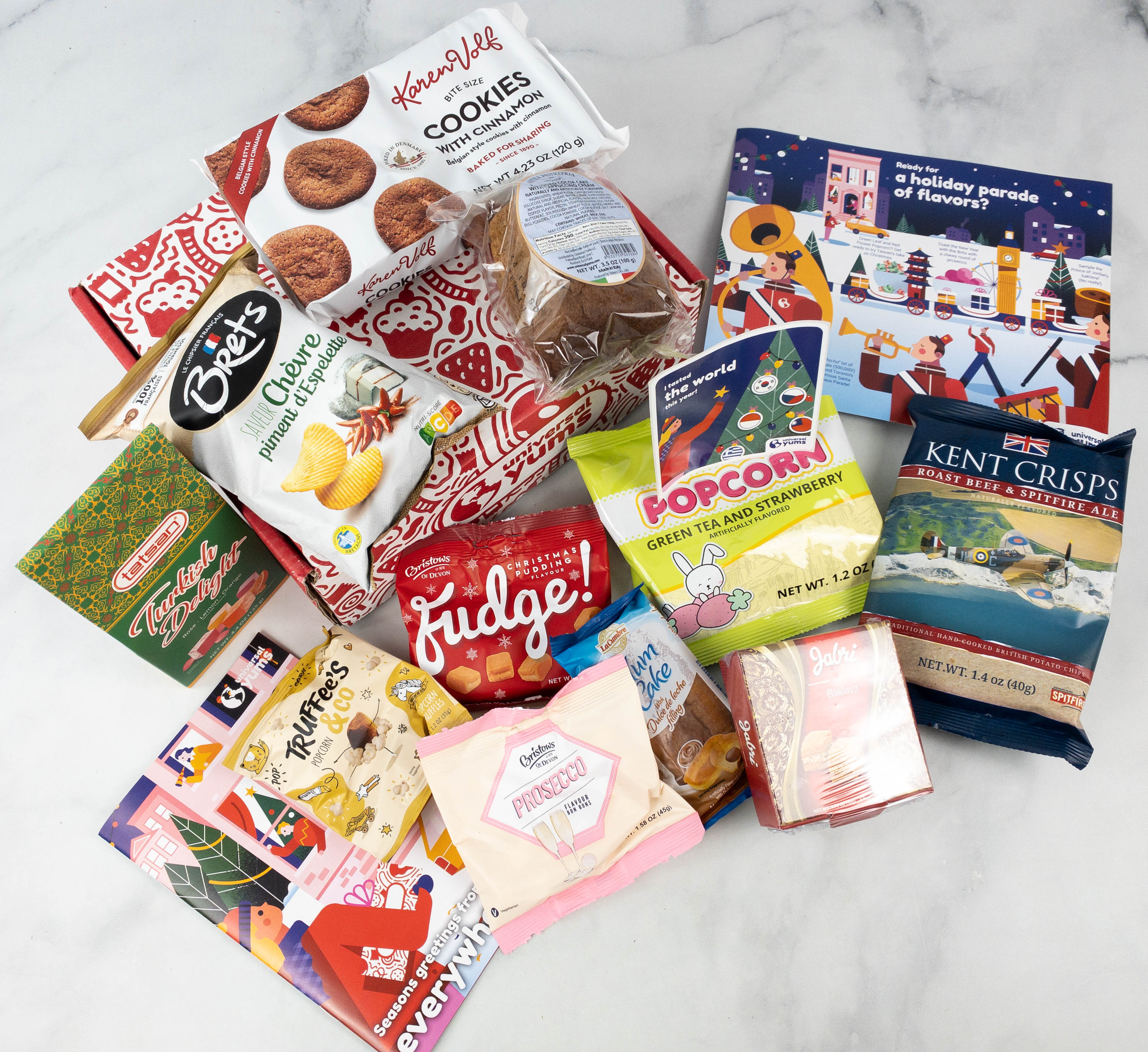 Universal Yums Holiday Box Review: A Holiday Parade Of Flavors