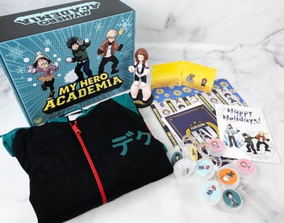 My Hero Academia Box Review: Winter 2021 HOLIDAY HEROES!