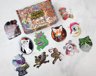 Sticker Savages December 2021: A Very Savage Christmas
