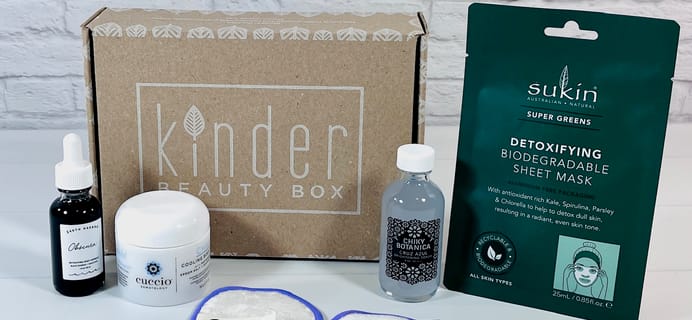 Kinder Beauty Box July 2022: Detox & Harmony Boxes
