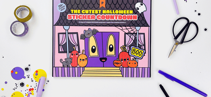 Pipsticks Halloween Sticker Countdown Calendar: The Cutest Halloween Stickers!