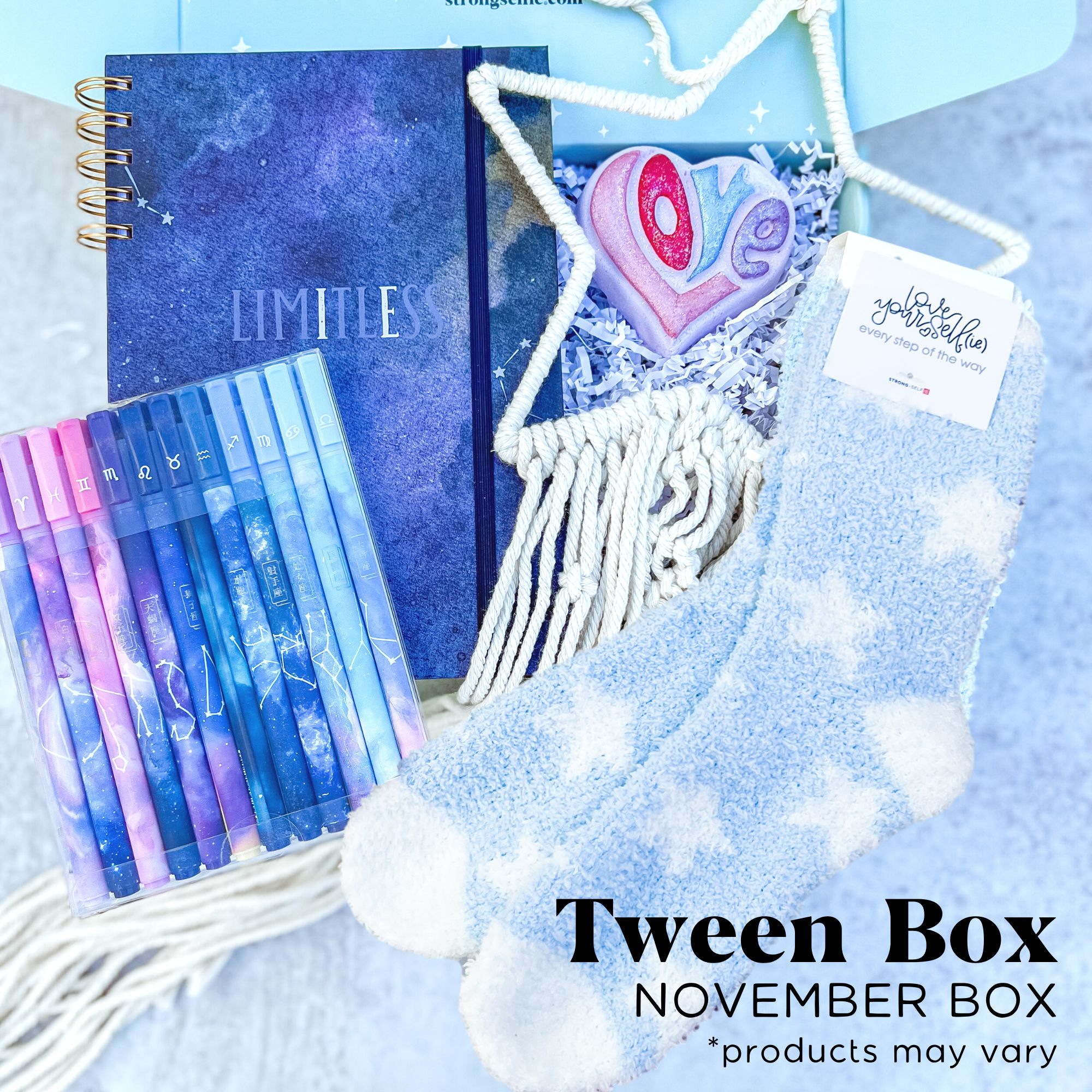 STRONG Selfie Box November 2022 Full Spoilers: Tween & Teen Boxes!