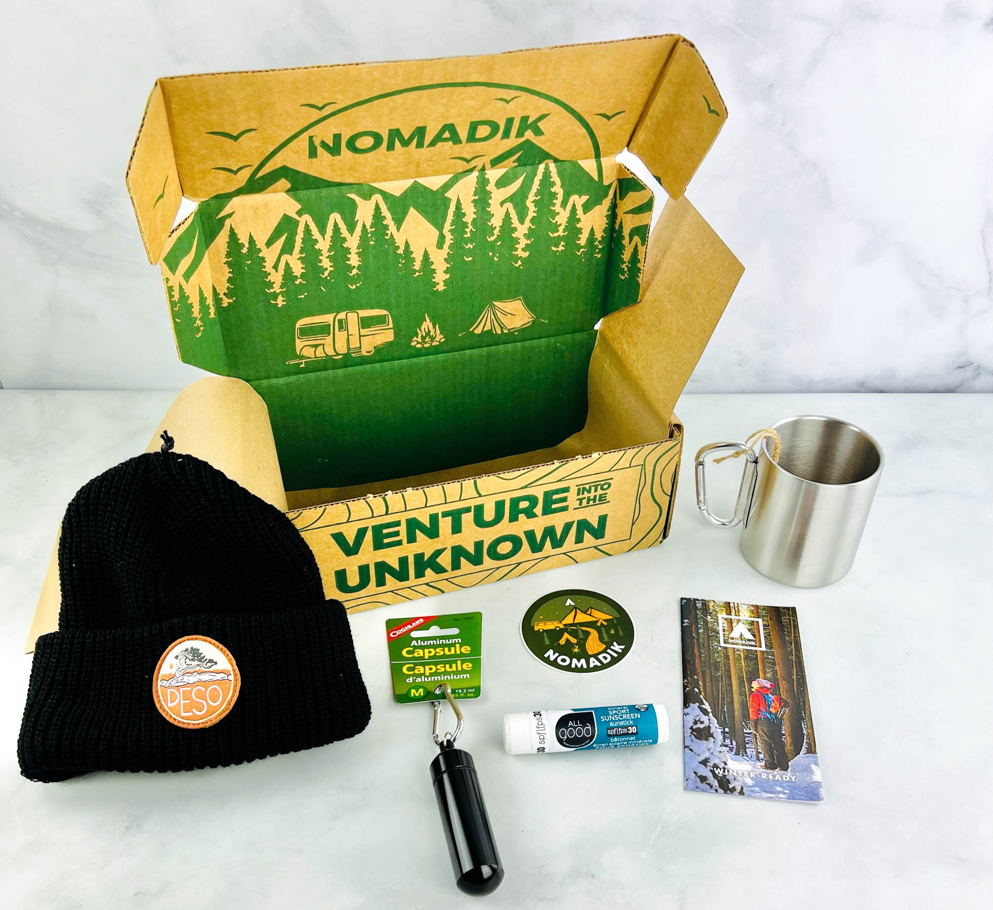 Nomadik WINTER READY Box Review: Gear Up For A Winter Hike