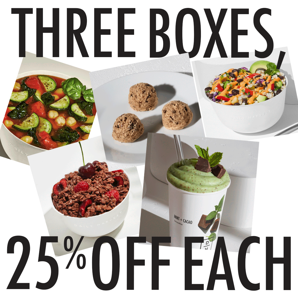 Daily Harvest Black Friday Deal: Get 25% Off Your First THREE Boxes!