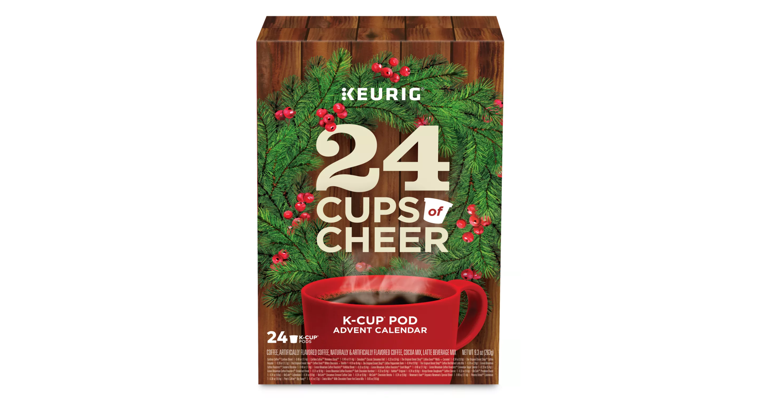 2022 Keurig K-Cup Pod Advent Calendar: 24 Cups From Your Favorite Coffee & Cocoa Brands!