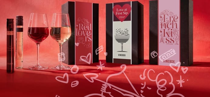 VINEBOX Valentine’s Day Box: The Curated Wine Tasting Collection