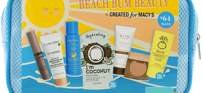 Macy’s Beach Bum Beauty Set: 8 Beauty Products For A Jaw Dropping Spring to Summer Look!